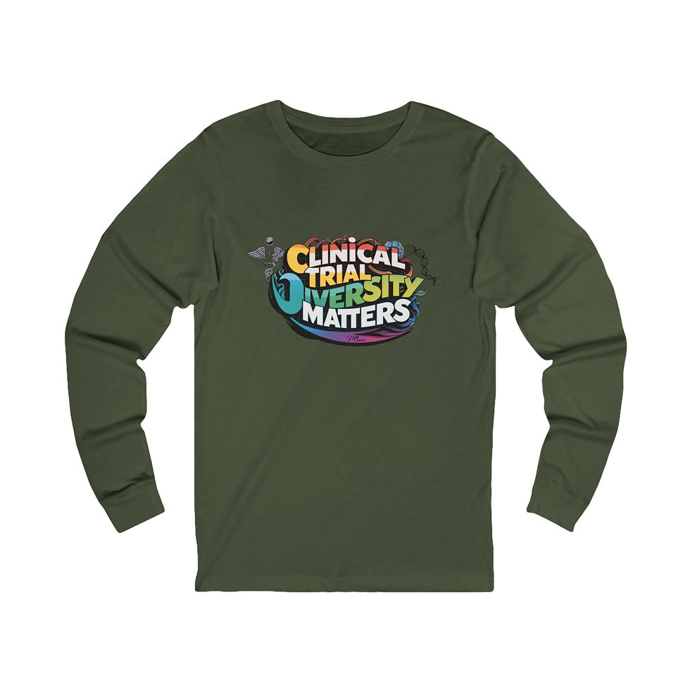 Thumbnail: Clinical Trial Diversity Matters Unisex Long Sleeve Tee, Health Equity