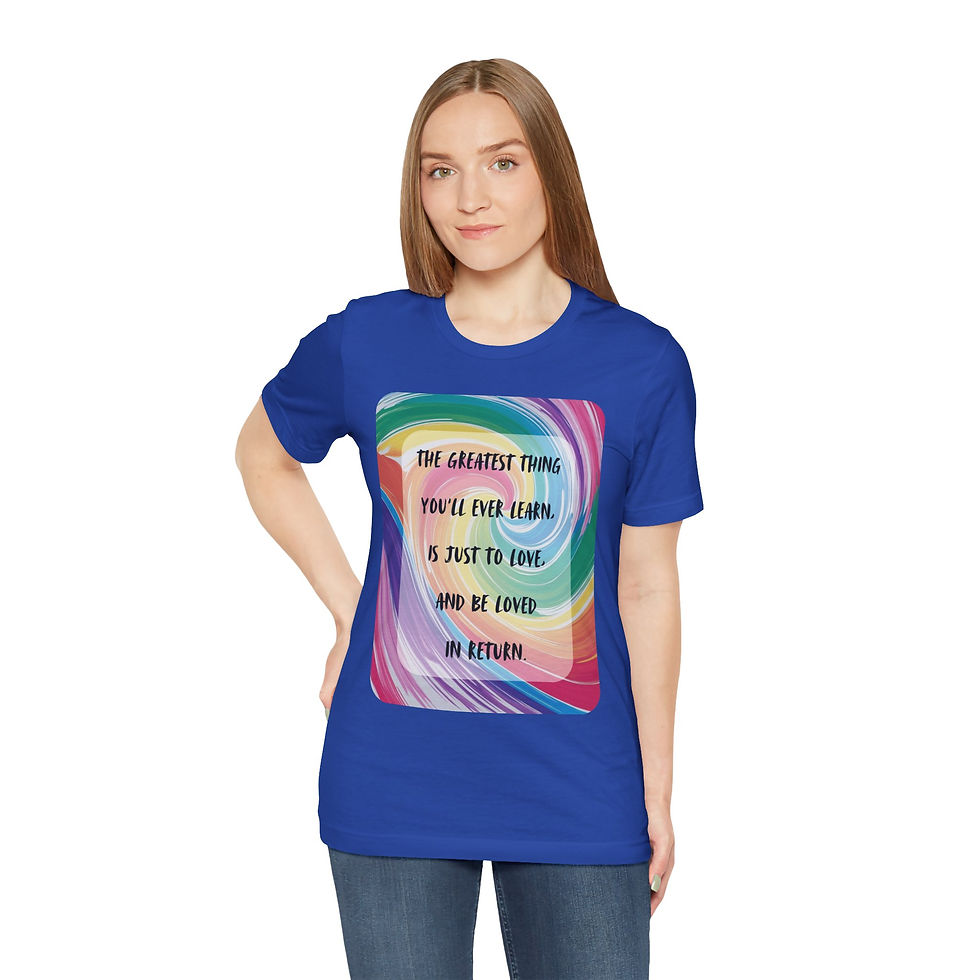 Thumbnail: The Greatest Thing Unisex Tee, Inspirational & Inclusive Apparel for Everyone