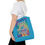 Thumbnail: Clinical Trial Diversity Matters Tote Bag, Rainbow/Turquoise, 3 sizes