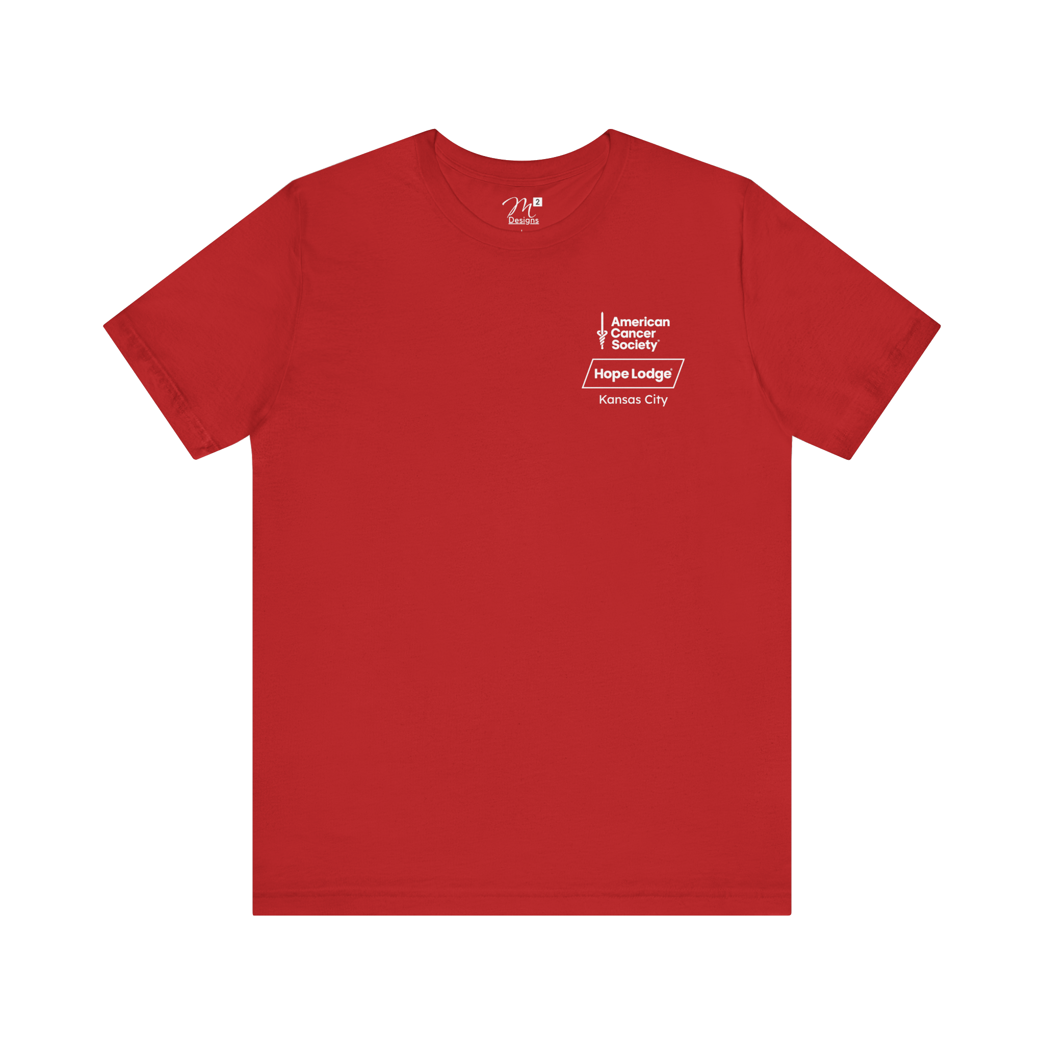 Donate 1 Unisex Short Sleeve Tee, Hope Lodge Kansas City 25 Years of Hope