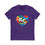 Thumbnail: KC Proud rainbow heart Unisex V-Neck Tee, Diversity, Positivity, PRIDE