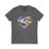 Thumbnail: KC Proud rainbow wave heart Unisex V-Neck Tee, Diversity, Positivity, PRIDE