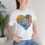 Thumbnail: Live OUT Loud Heart Unisex Tee, Inspirational, Diversity, Inclusive, PRIDE