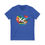 Thumbnail: KC Proud rainbow heart Unisex V-Neck Tee, Diversity, Positivity, PRIDE