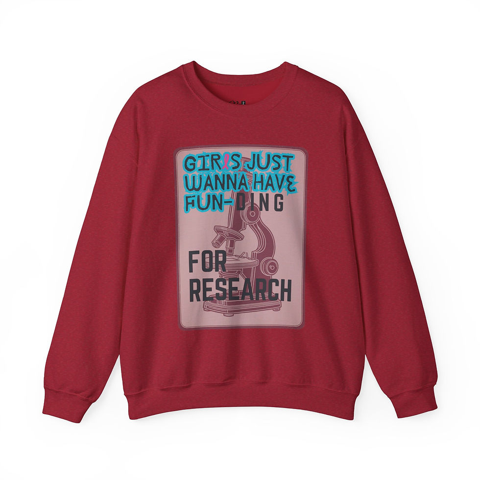 Thumbnail: Girls Just Wanna have FUN-DING, Unisex Sweatshirt, Gender Equality, Science