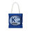 Thumbnail: KC Proud (blue gradient color letters) Tote Bag, Dk Blue 13x13, 16x16, 18x18 