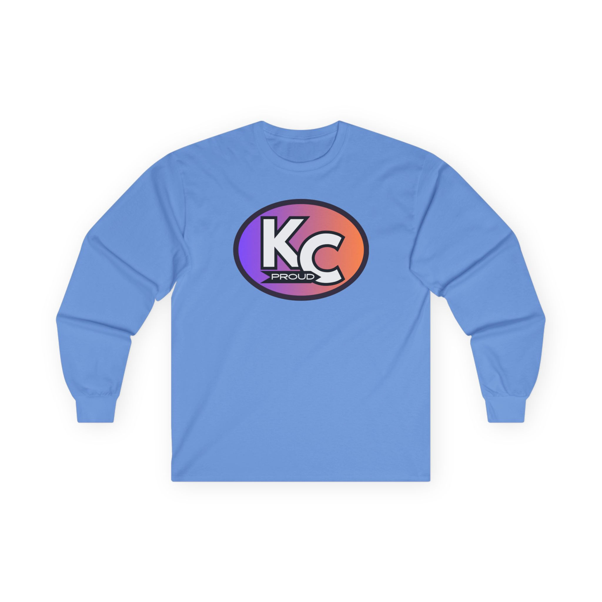 KC Proud (purple to orange oval) Unisex Ultra Cotton Long Sleeve Tee