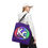 Thumbnail: KC Proud (red, purple, green oval) Tote Bag, Purple 13x13, 16x16, 18x18 