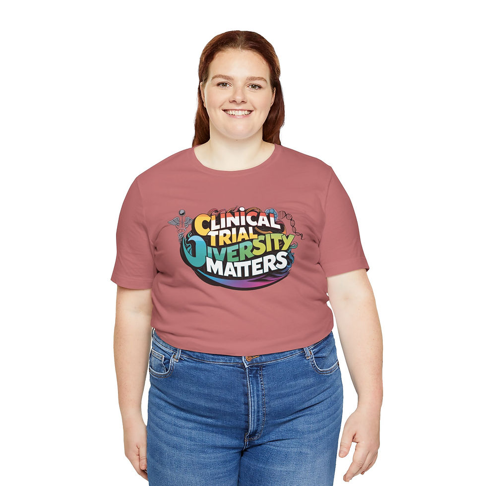Thumbnail: Clinical Trial Diversity Matters Unisex Tee - Awareness for Healthcare Advocates