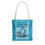 Thumbnail: Girls Just Wanna have FUN-DING Tote Bag, Turquoise 13x13, 16x16, 18x18 Science