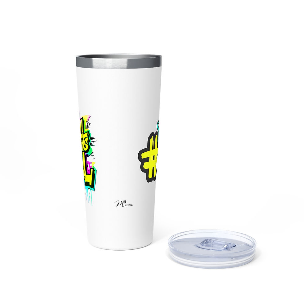Thumbnail: Y'all Means All MIX Tumbler, Highlight, 22oz Travel Mug, Equality, Inclusion