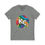 Thumbnail: KC Proud rainbow round Unisex V-Neck Tee, Diversity, Positivity, PRIDE