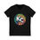 Thumbnail: KC Proud rainbow fingerprint round Unisex V-Neck Tee, Positivity, PRIDE