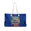 Thumbnail: Clinical Trial Diversity Matters Weekend Travel Bag Rainbow/Dark Blue Tote