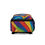 Thumbnail: Vibrant Wave Print Backpack, Rainbow Waves, Ocean, Perfect for School & Travel