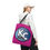 Thumbnail: KC Proud (blue gradient white letters) Tote Bag, Pink 13x13, 16x16, 18x18 