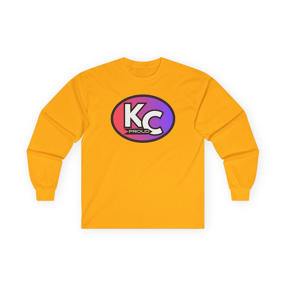 Thumbnail: KC Proud (red to purple oval) Unisex Ultra Cotton Long Sleeve Tee