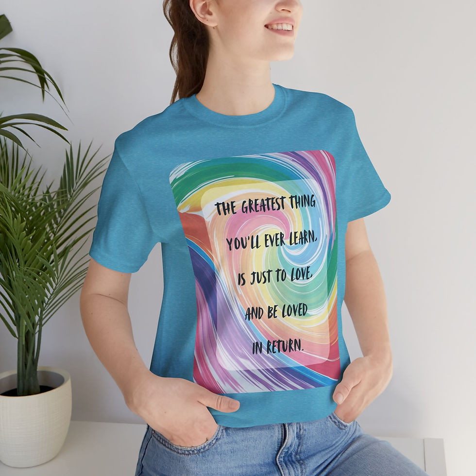 Thumbnail: The Greatest Thing Unisex Tee, Inspirational & Inclusive Apparel for Everyone