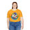 Thumbnail: KC Proud rainbow swirl round Unisex Tee, Diversity, Inclusive, Positivity, PRIDE