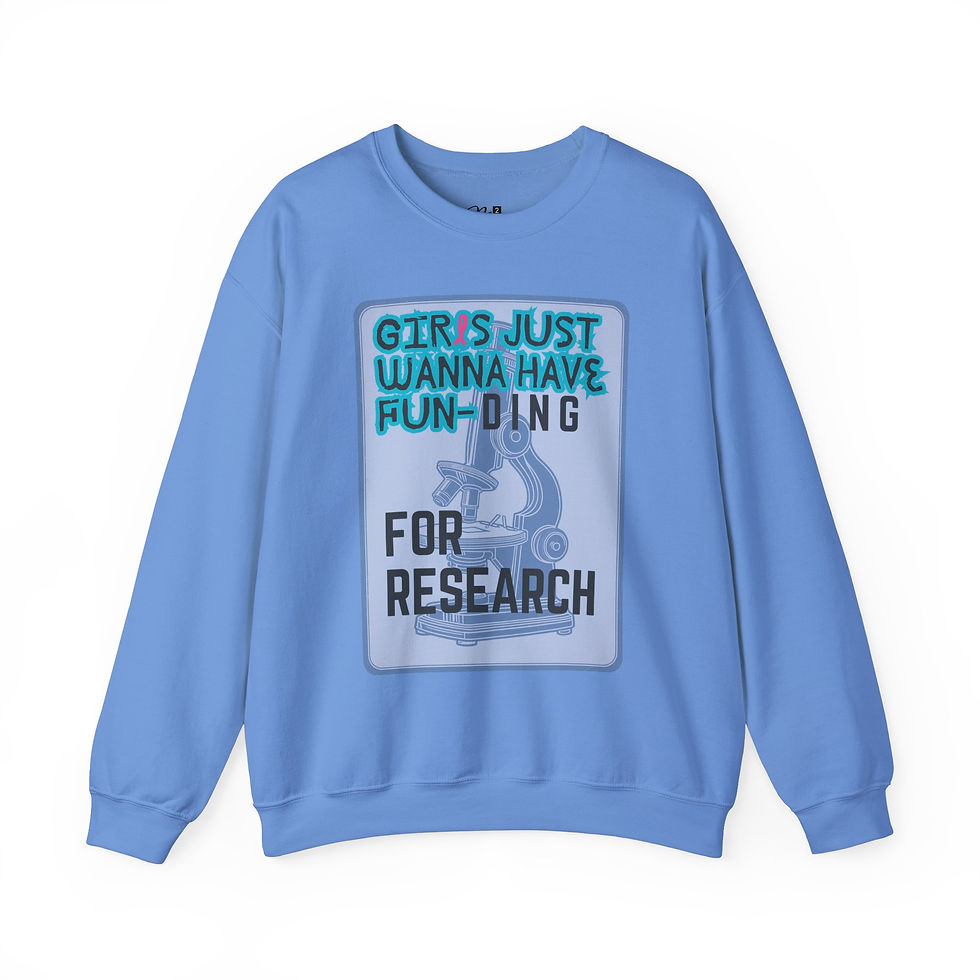 Thumbnail: Girls Just Wanna have FUN-DING, Unisex Sweatshirt, Gender Equality, Science