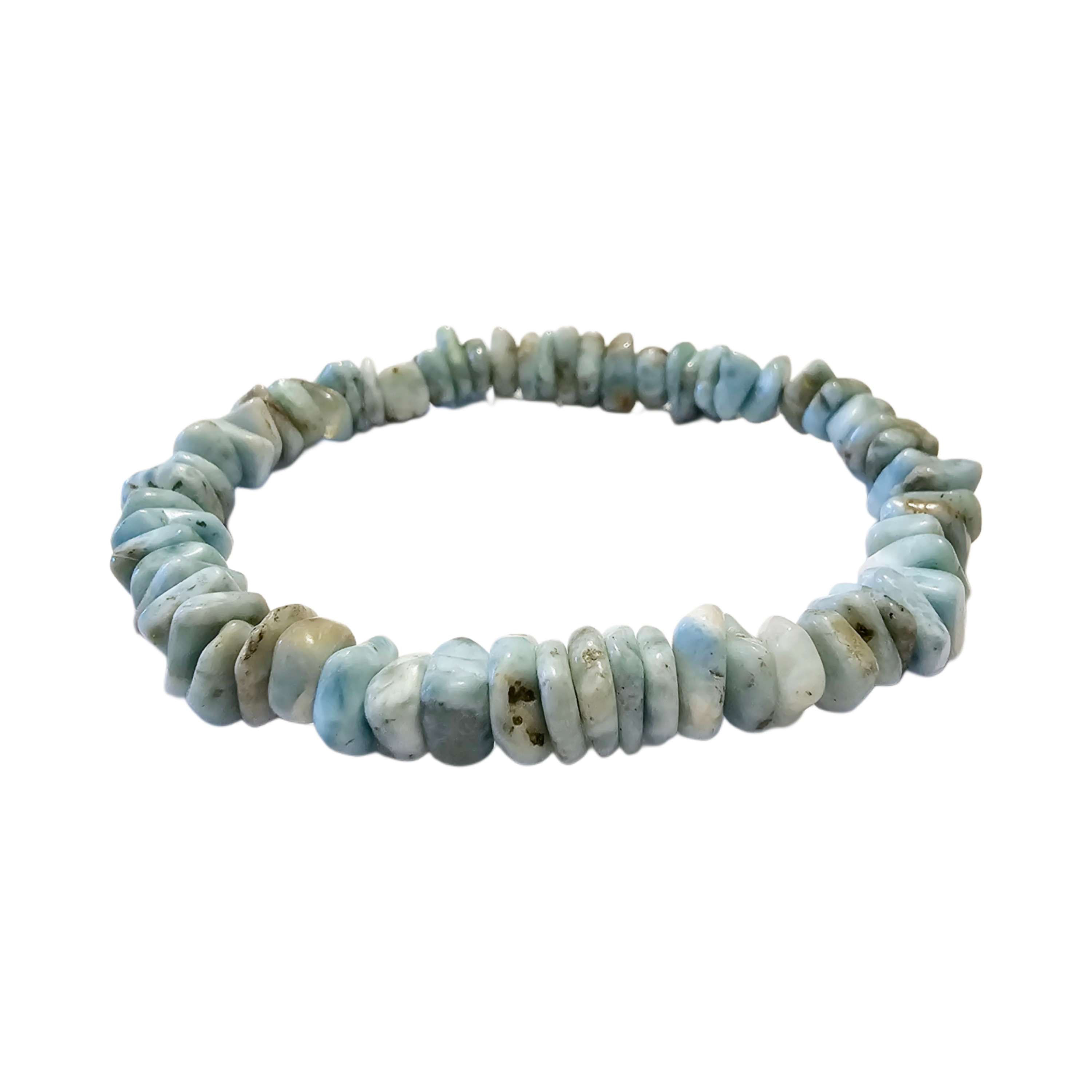 Larimar Chip Bracelet 