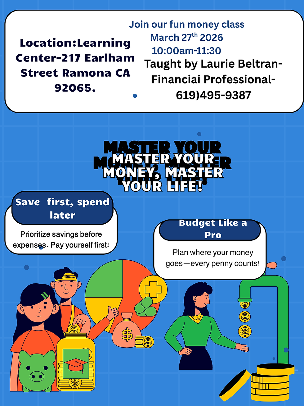 FREE MONEY MAKER FINANCIAL CLASS WITH LAURIE BELTRAN MODERN WOMEN LET THE KIDS EXPLORE!