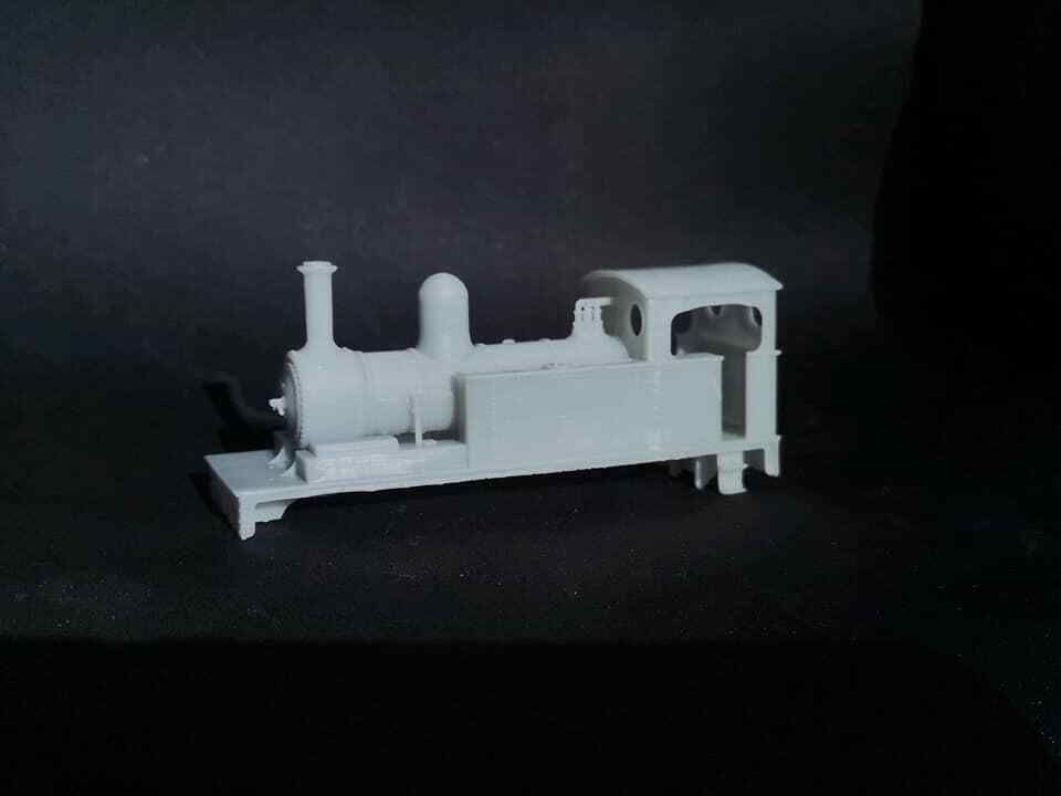 Thumbnail: Skull & Skibberdeen loco OOn3 or to fit Farish chassis for 009