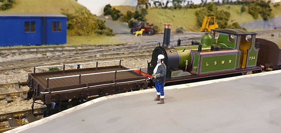 Thumbnail: O Gauge 7mm scale Shunters Wagon London South Western/Southern Railway LSWR/SR