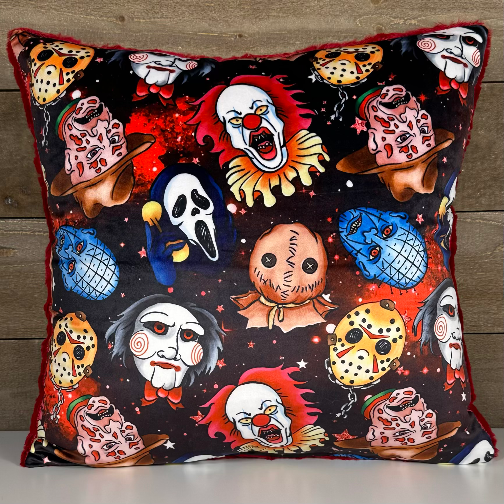 Pillow Cover - Fright Night Faces