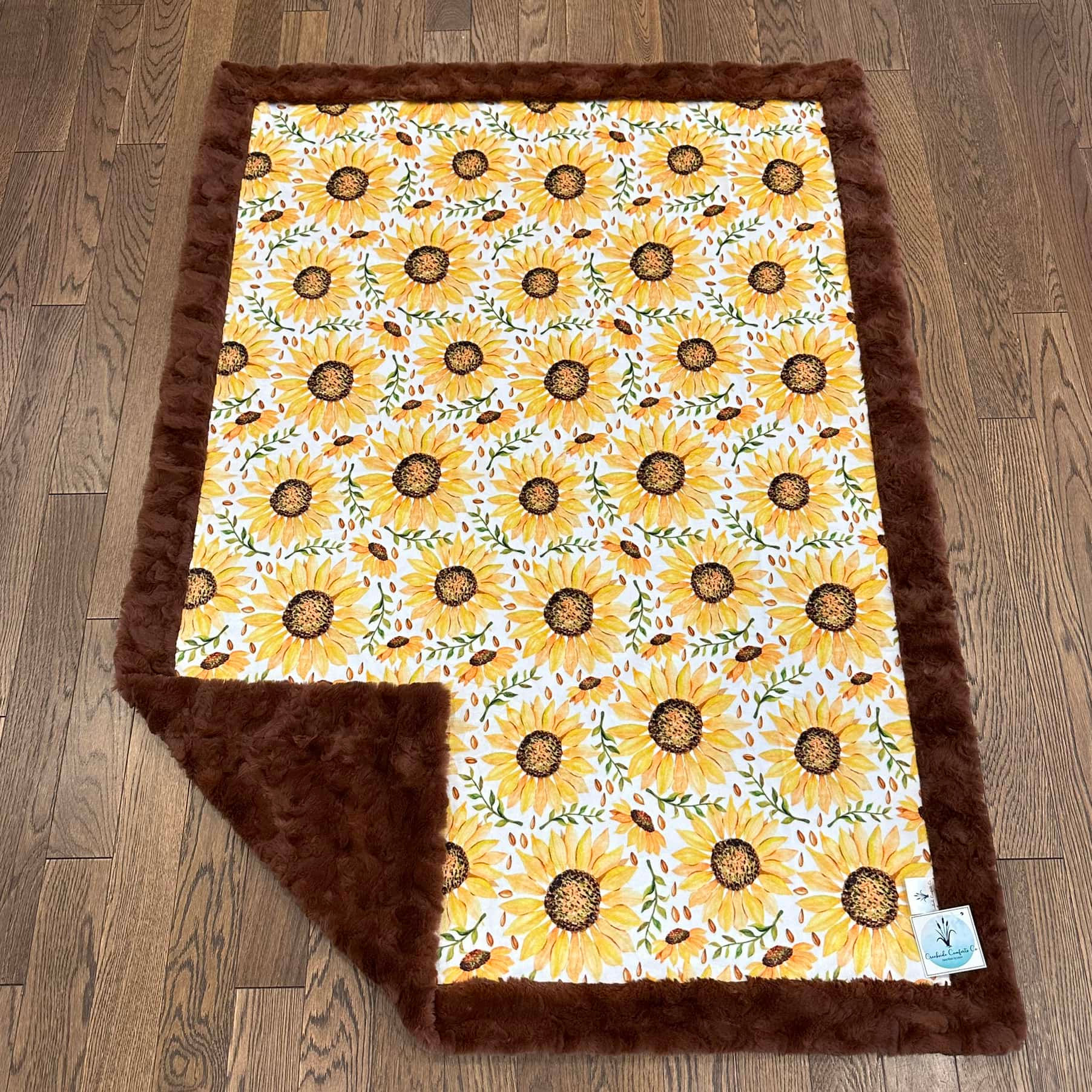Premium Throw Blanket - Sunshine Flower