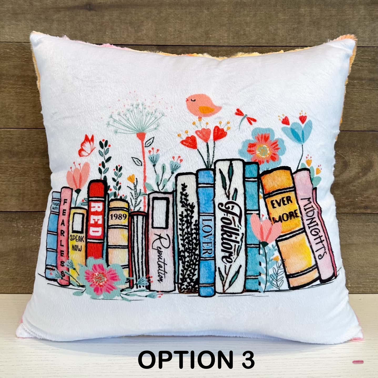 Throw Pillow Cover - Popstar Bookshelf