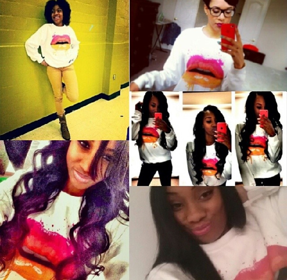 Thumbnail: AWOL: Lips Drip Crewneck