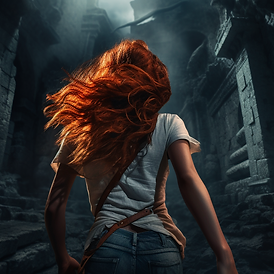 rdbrady_a_beautiful_redheaded_woman_in_jeans_running_through__4ddbe08d-34fd-43b5-bc92-db1a