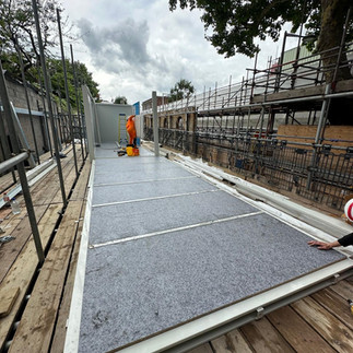 Installation of flat pack cabins