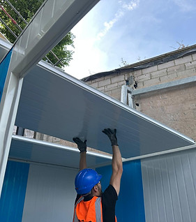 Flat Pack Cabin Installation
