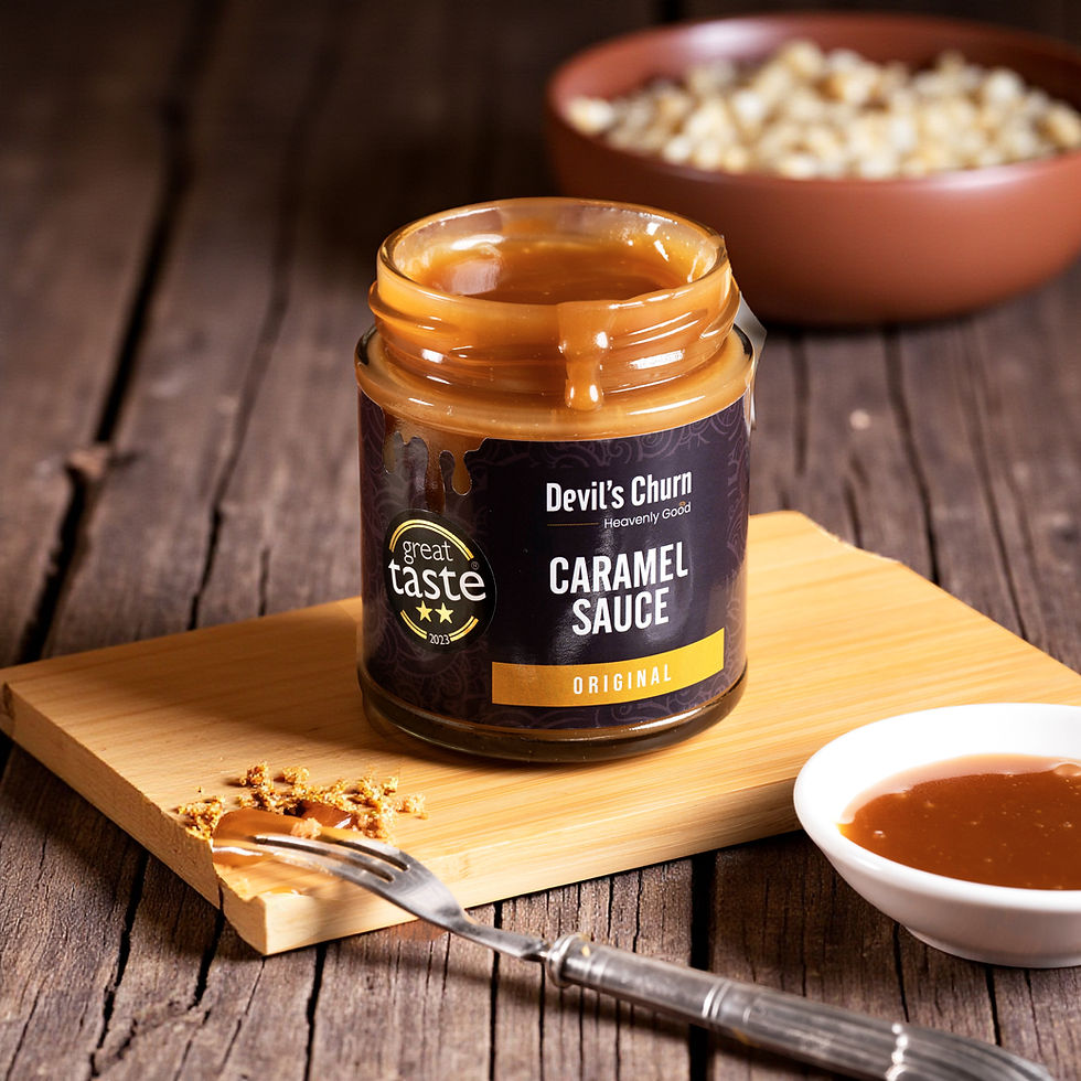 breakfast porridge and caramel