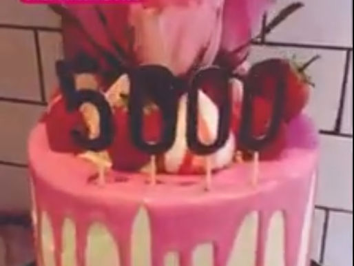 Celebration Cake from @flourandflo