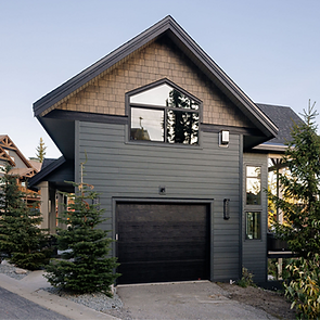 luxury big white ski resort custom home build, modern ski chalet in british columbia