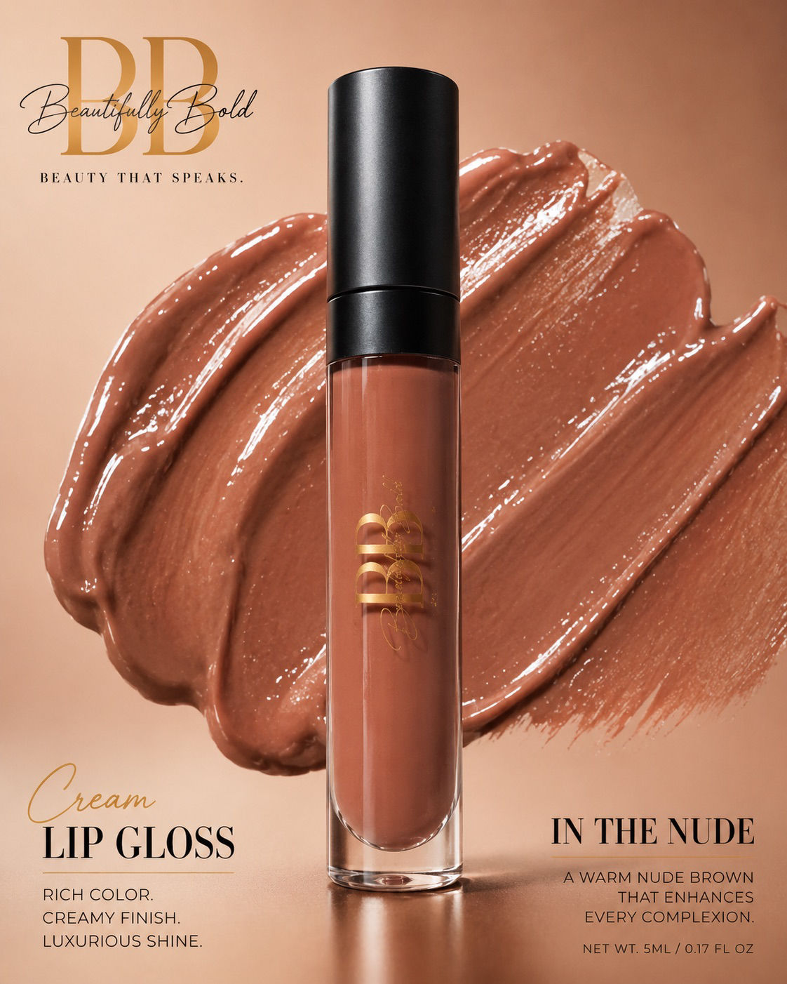 In The Nude Cream Lip Gloss