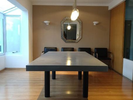 entregamos ¨tapa de mesa revestida en microcemento¨...