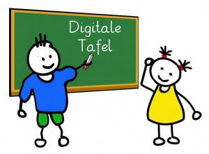 Digitale Tafel.