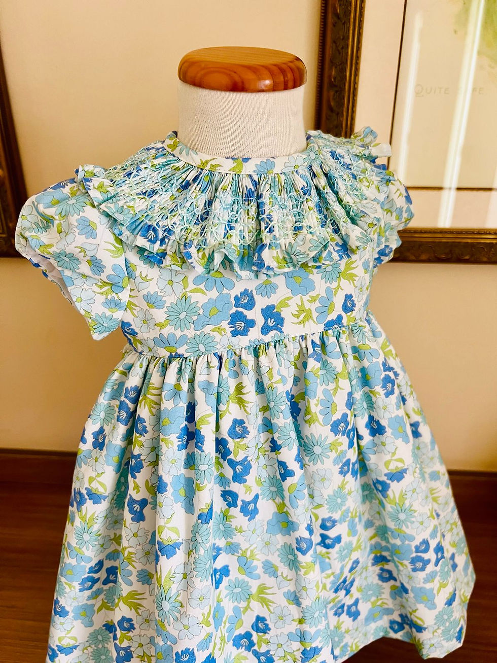 Miniatura: Vestido Floral Azul