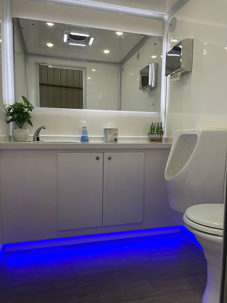 3 Stall Interior w/accent lighting