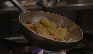 background image of food in a frying pan