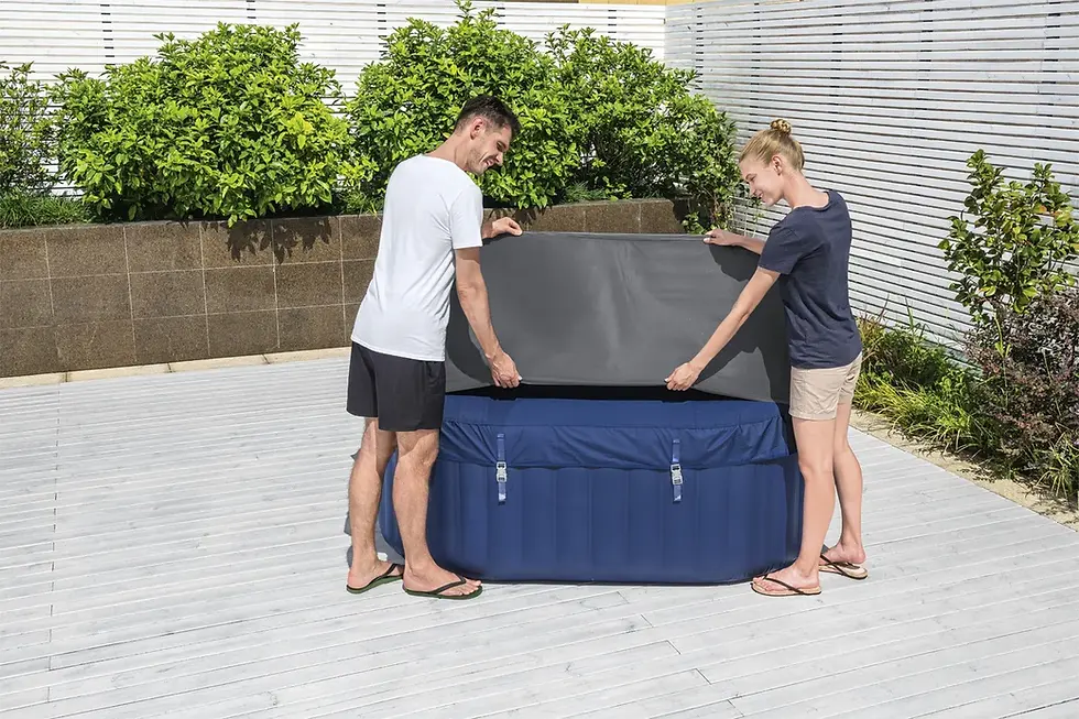 Thumbnail: Lay-Z-Spa Energy Saving Thermal Hot Tub Cover - Large 180cm X 180cm x 71cm