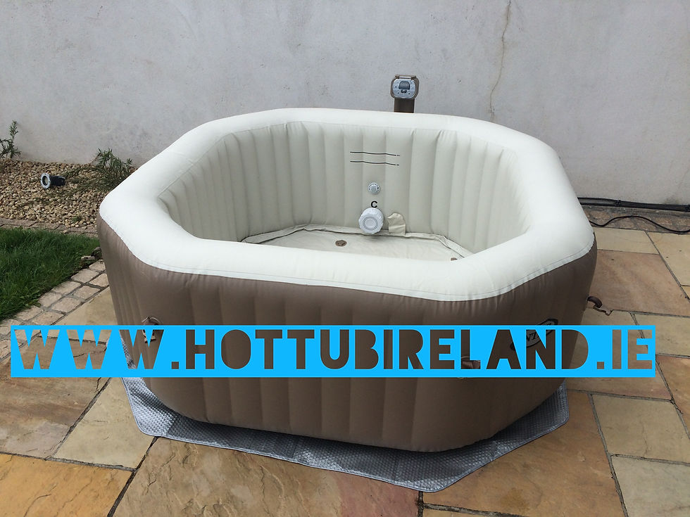hot tub Ireland instalation Intex Octagonal Dublin.JPG