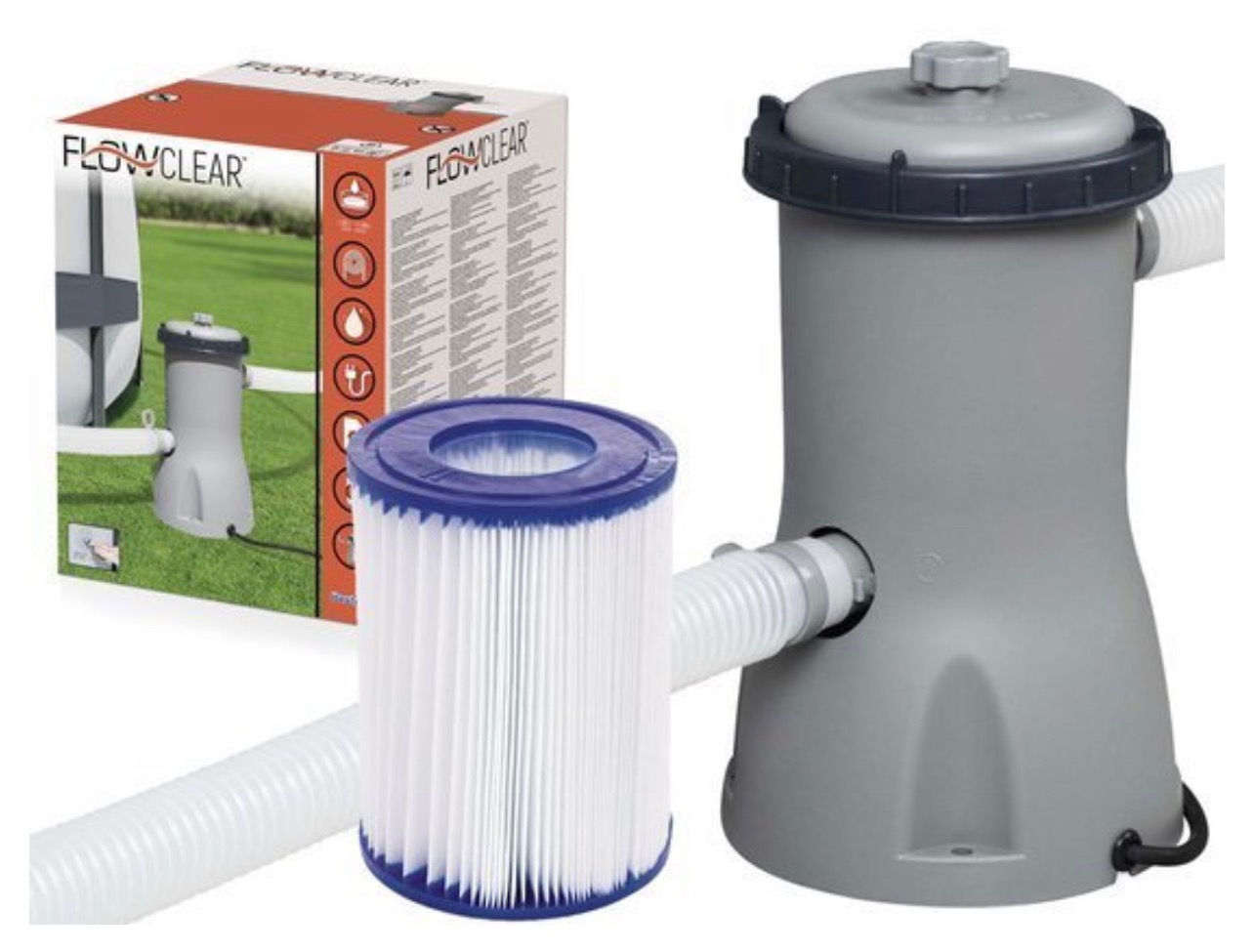 Bestway Flowclear Filter II Pump Swimming Pool,