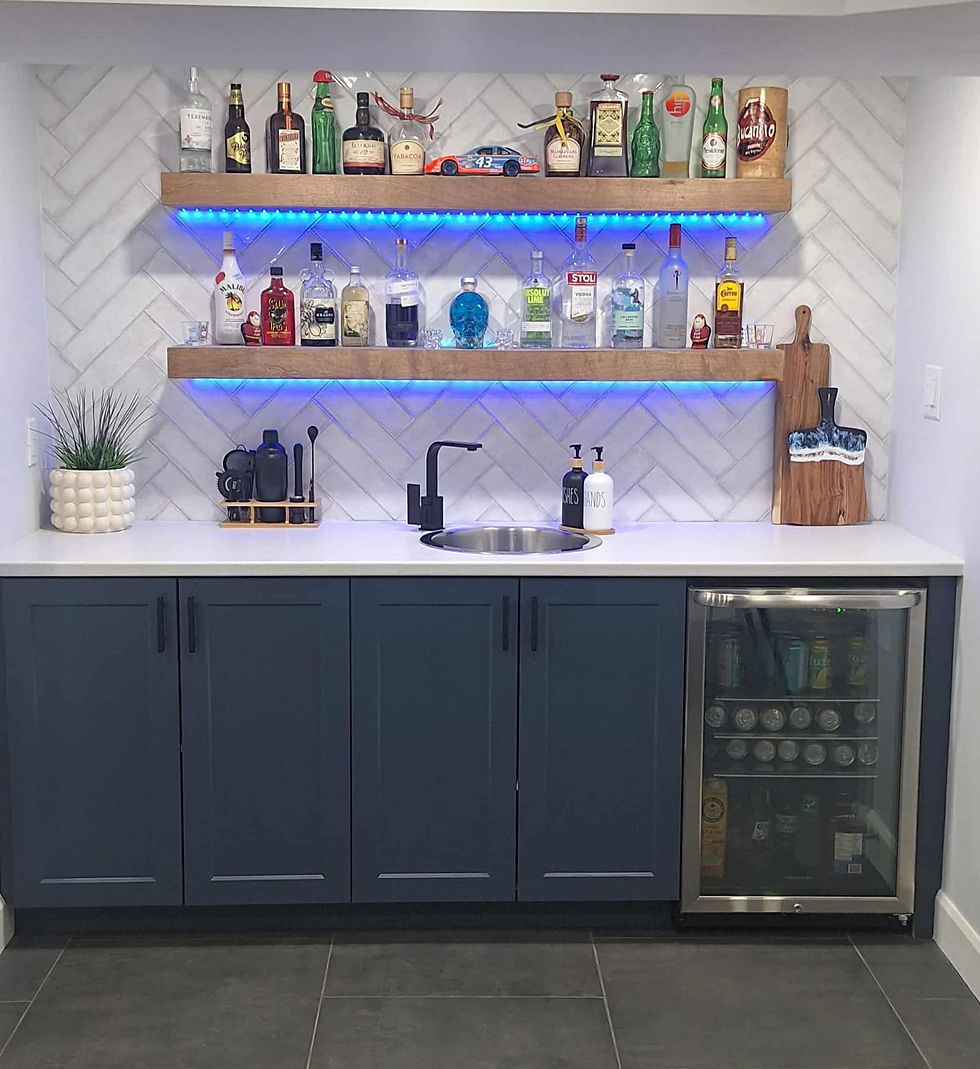 Basement bar