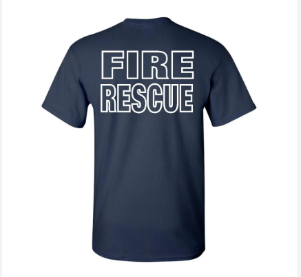 custom fire fighter tshirt with text fire rescue.png