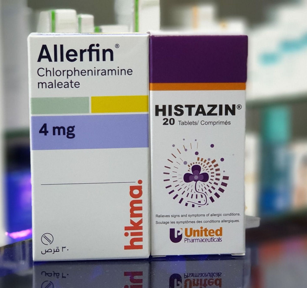 Allerfin(Chlorpheniramine) and Histazin (Promethazine)